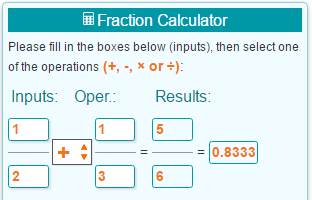 Fraction Calculator