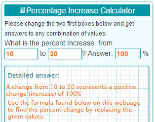 Percent Calculator (Change)
