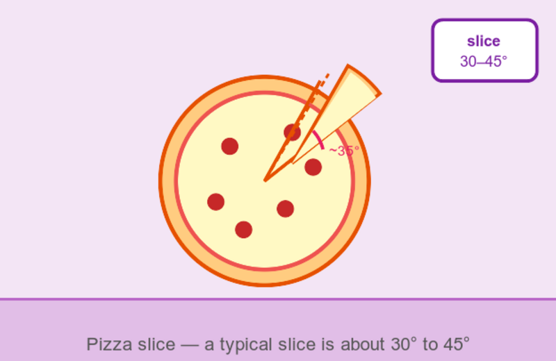 Illustration of a pizza with a slice cut