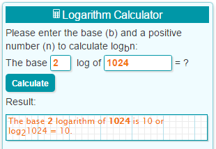 natural log condense calculator